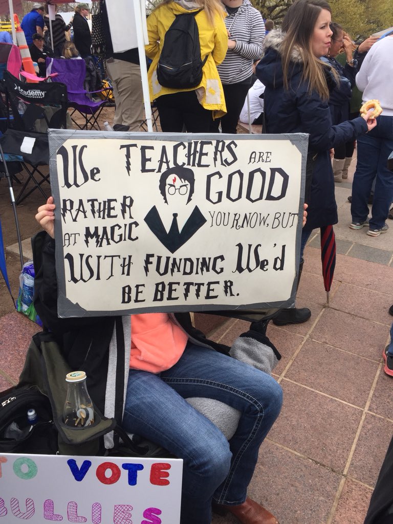 buckaloosa's tweet photo. #oklahomaWalkout https://t.co/tY88degEFV