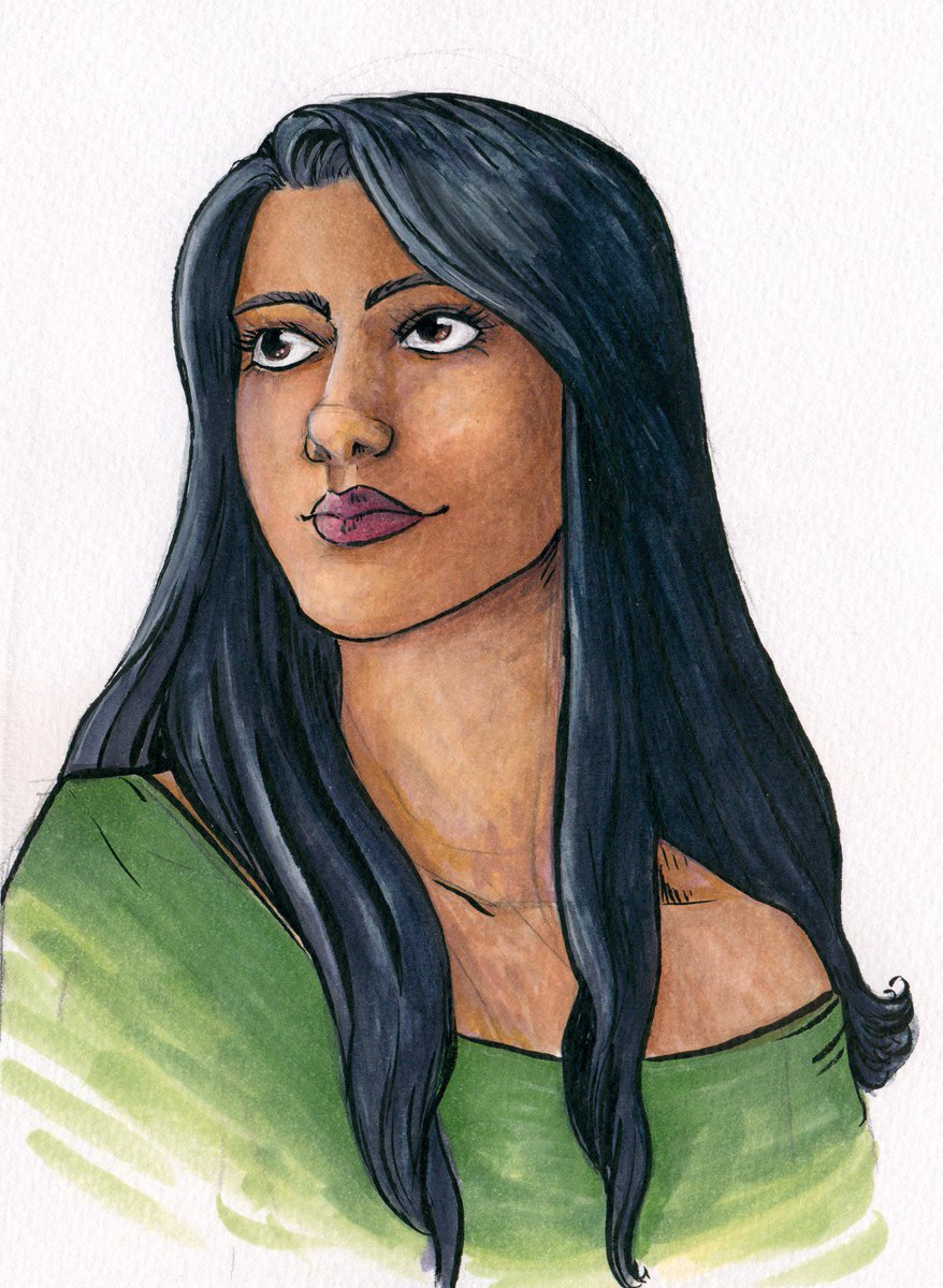 SarahDelWhite's tweet photo. Catching up on #WIPjoy! Day 4:
Sylvie Imanthiya, primary protagonist of the #StarFae Trilogy: a half-fae alchemist turned destined savior who is trying to find her place in the treacherous world of Faerie. https://t.co/WJ5KbOidtc
