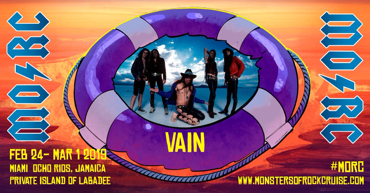 Who's watching who!!
Please welcome <a href="/DavyVain/">Davy Vain</a> and #Vain to the 2019
<a href="/MonstersCruise/">monstersofrockcruise</a> ! #MonstersOfRockCruise