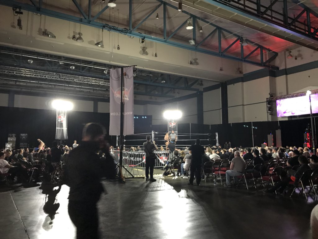 satomurameiko's tweet photo. I saw this  match! @SuperKingofBros vs @sekimotodaisuke 

#関本大介
#NewOrleans #EVOLVE103 https://t.co/PVC35OG9BG