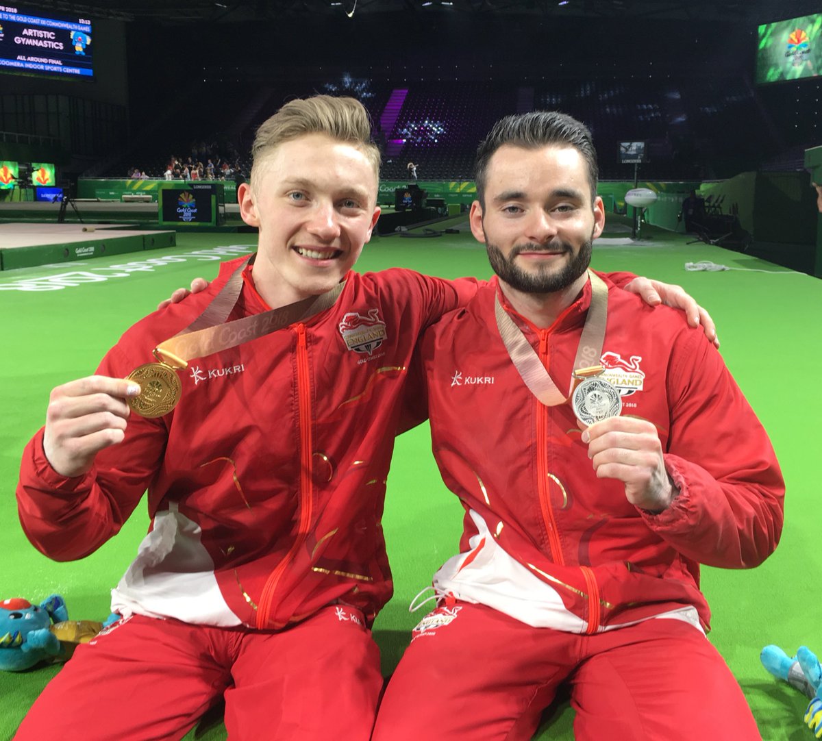 BritGymnastics's tweet photo. Gold and silver for @TeamEngland ! Congrats @NileMW 🥇
@_JamesrHall 🥈 https://t.co/M3xfLgbaRy