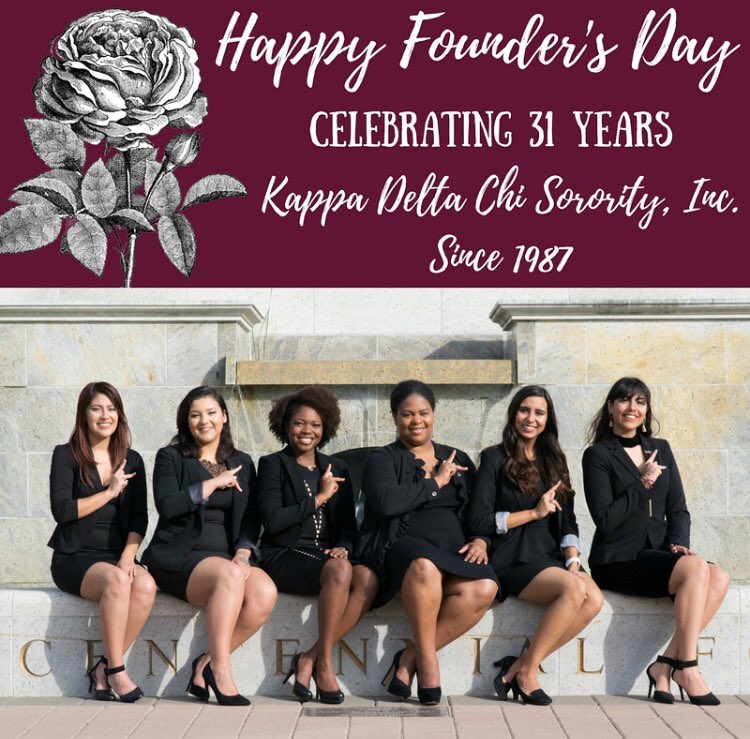 SMUGammas's tweet photo. Happy Founders’ Day to the sisters of Kappa Delta Chi Sorority Inc.! ☺️@KlassyNation https://t.co/1H7e7MtMEy