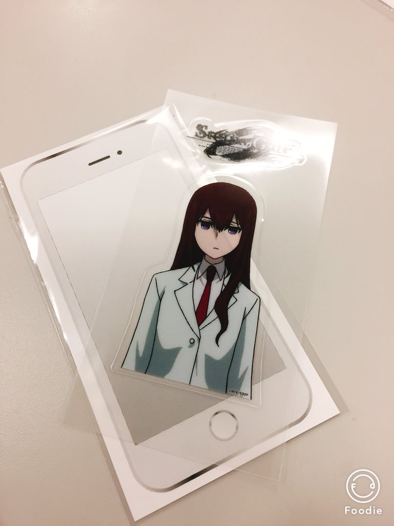 Steins Gate Tvアニメ公式 A Twitter 本日秋葉原にてオリジナルステッカー配布会を実施します スマホに貼ると あなたのスマホ に紅莉栖がやってくるように見えるステッカーを配布します 第1回目はまもなく13時より アニメイト秋葉原店1階の店頭で配布開始