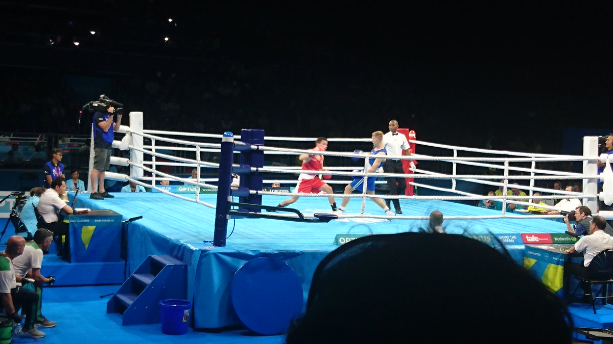 AshLauH's tweet photo. Jack Bowen putting in a good show for AUS at #gc2018boxing https://t.co/ET8xSgaNnI