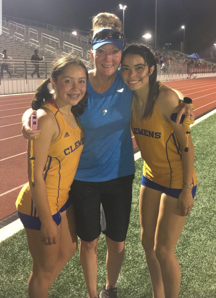 ClemensTrack's tweet photo. Hanging with my Seniors!  Miss yall already. Maybe you guys can be 5th year Seniors at Clemens:) https://t.co/ICaAK5Tr5S