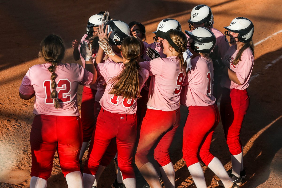KlineSportsPics's tweet photo. That special feeling when you're the only Senior on the team and you choose your rivalry game to go ahead and uncork a Grand Slam!  #PVHSPride https://t.co/MIaOGrX5Dp