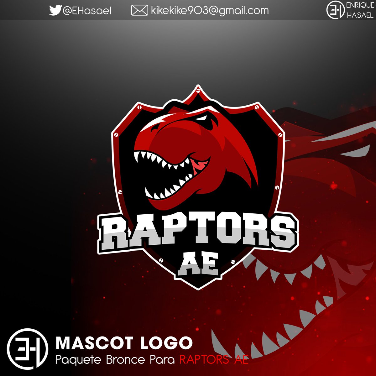 Mascot logo para <a href="/RaptorsAE_CR/">Raptor's AE®</a> 
Espero les haya gustado!!! 

🔁&amp;❤️ Se agradece!! 👀😏