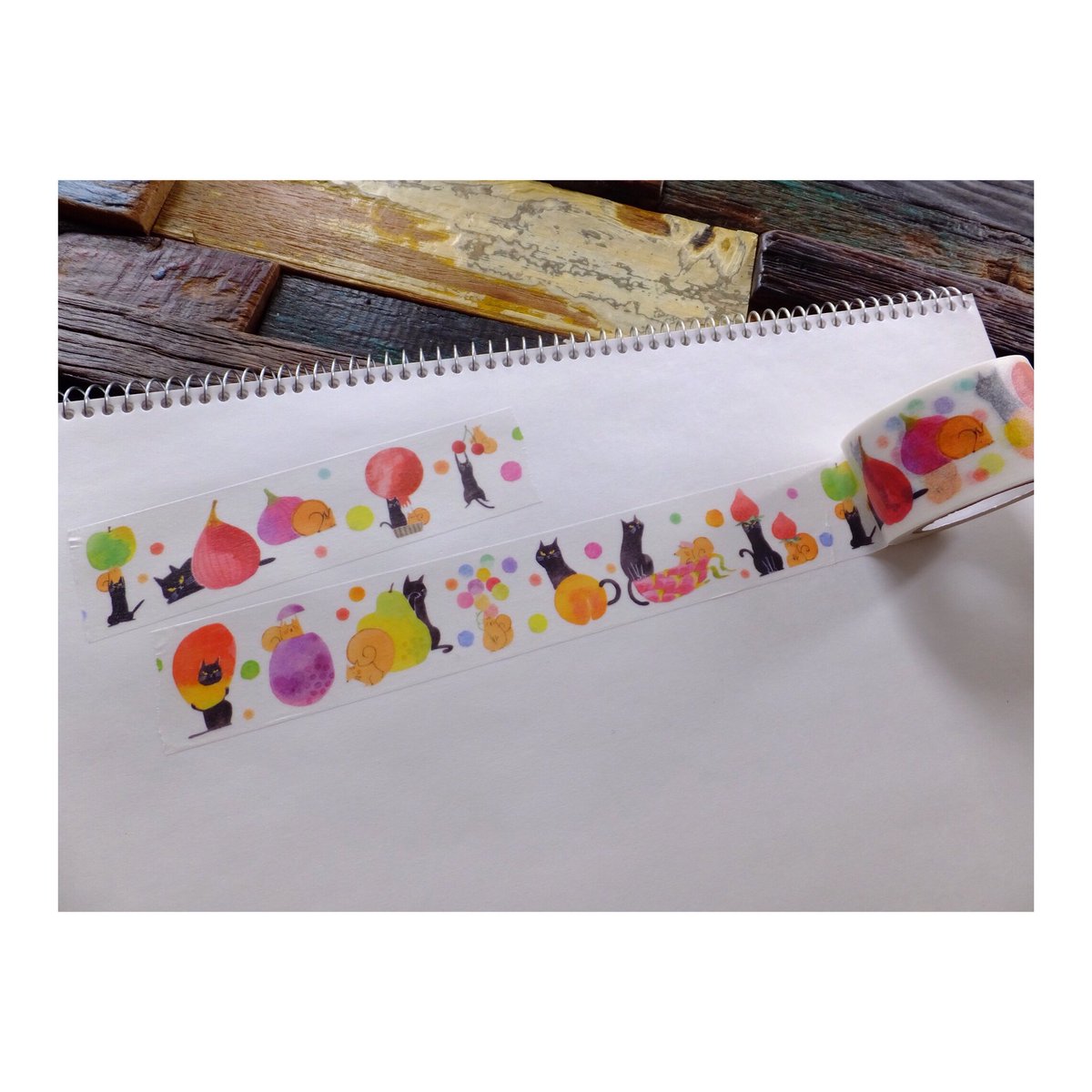 Aya Nariai On Twitter Emma Rara マスキングテープ 黒猫 リス