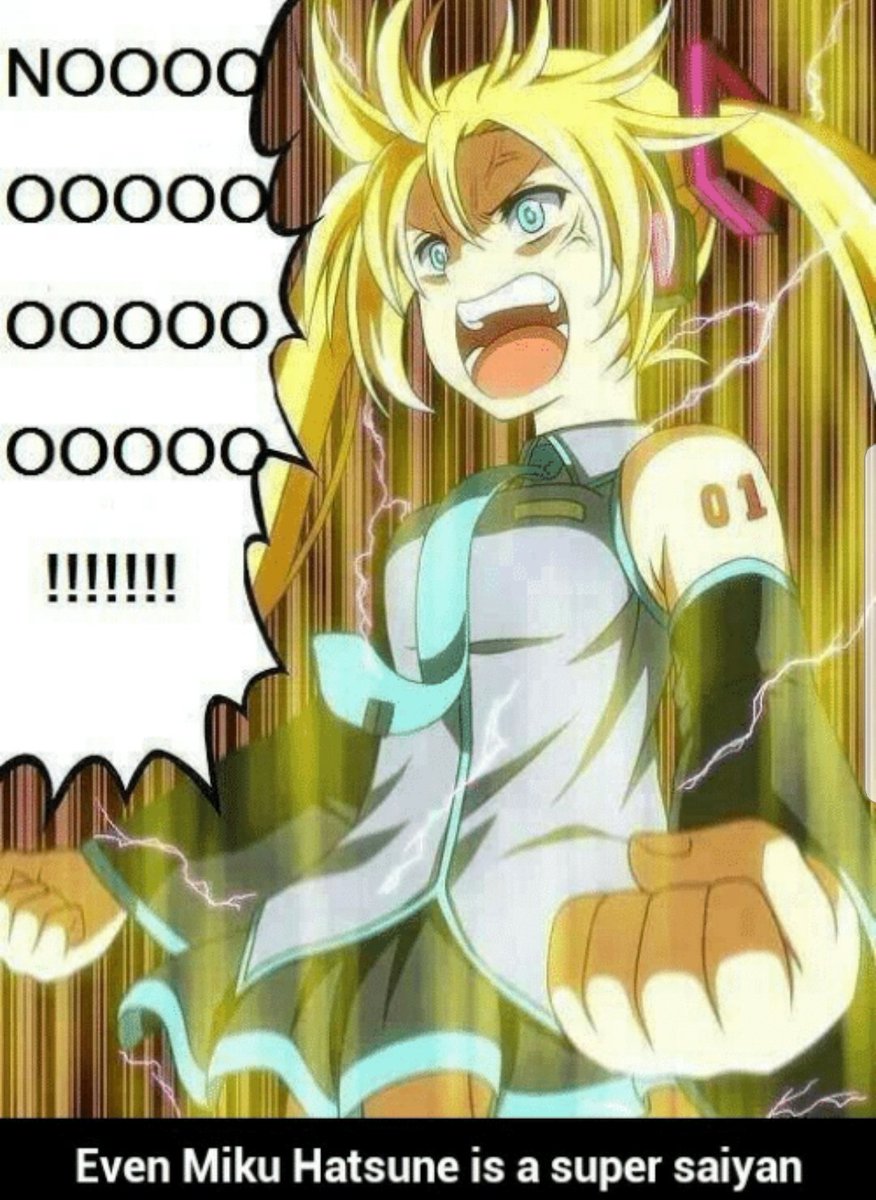 BlueSaiyanQueen's tweet photo. Super Saiyan!!! 👊
Miku Hatsune!!! 👀 https://t.co/FmPcpzPGuA