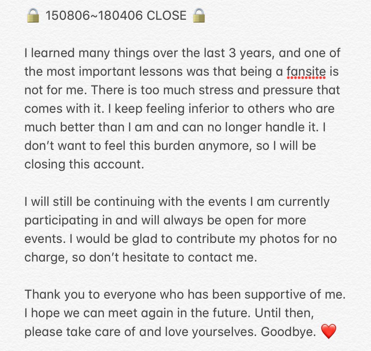 ADATB_twt's tweet photo. 🔒 150806~180406 CLOSE 
❤️ Thank you for everything. https://t.co/du38hoaQt1
