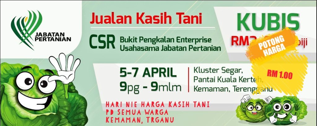 JHarizan's tweet photo. HARGA RUNTUH JUALAN KASIH TANI KUBIS
RM1.00/sebiji
RM1.00/sebiji
RM1.00/sebiji
@shaberyc
@tajuddinrahman
@ismailbakar60
@MY1DOA
@moaMalaysia
#ourfoodourfuture
#PertanianHEBAT
#kemaman
#kubis2ringgit https://t.co/Gi2exdX9hl