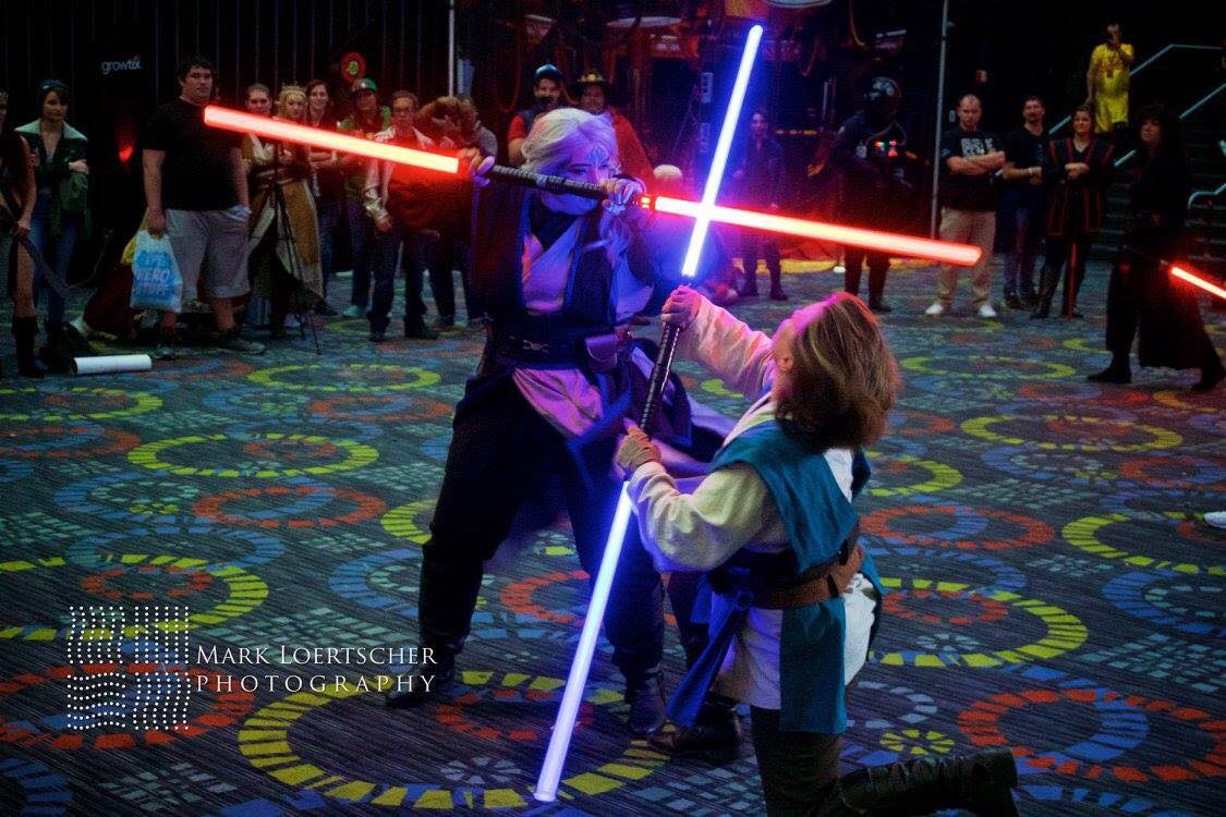 Will the dark side triumph over the light? Join Saber Guild and be a part of the action. #SaberGuild #saberguildruusantemple #lightsabers #twosidesoneforce #starwars