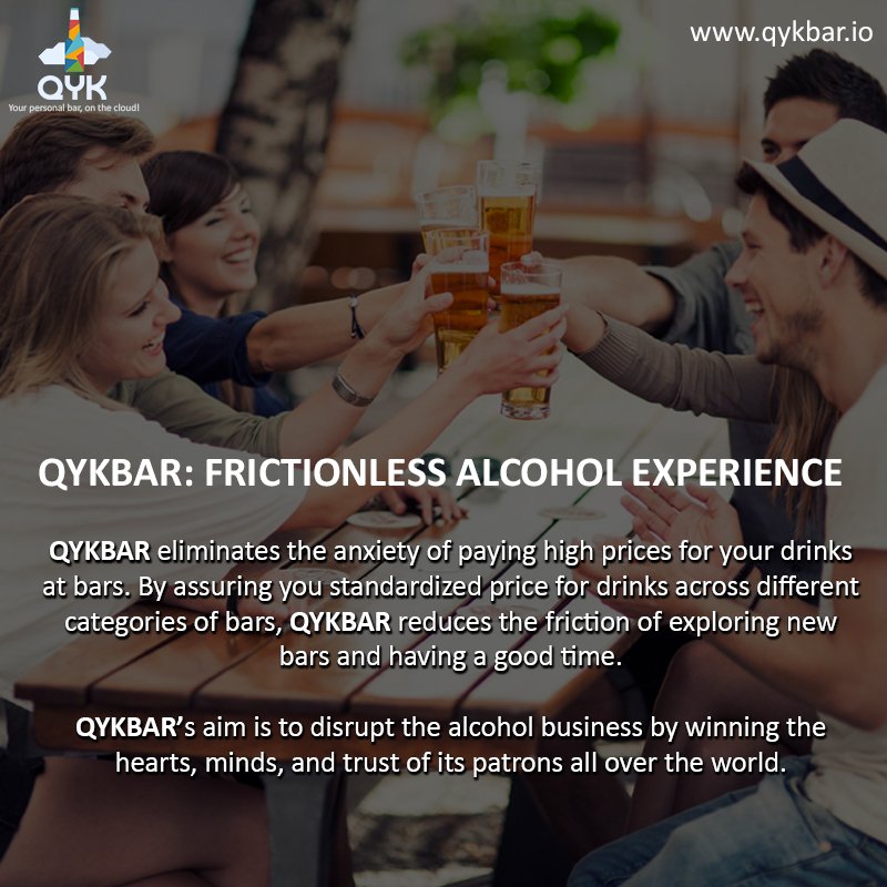 QYKBAR's tweet photo. QYKBAR: Eliminating Friction, Ensuring Unmatched Customer Experience!

QYKBAR eliminates the anxiety of paying high prices for your drinks at bars. By assuring you, standardized  price for drinks across different categories of bars, QYKBAR reduces the… https://t.co/jkBm0gHpJX https://t.co/bstFaAKF7c