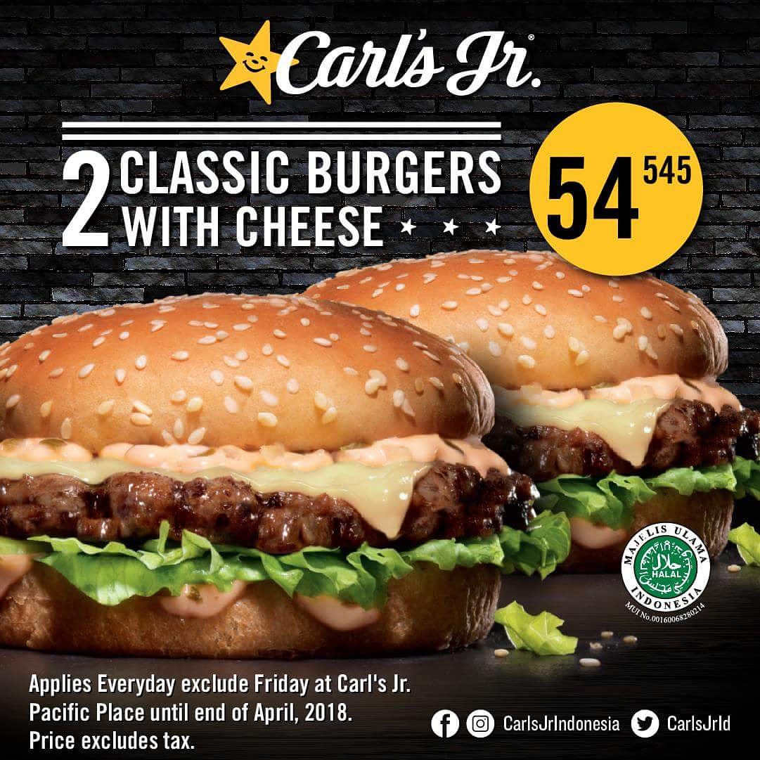 Carl’s Jr. Indonesia on Twitter "Enjoy Carl's Jr. delicious Classic