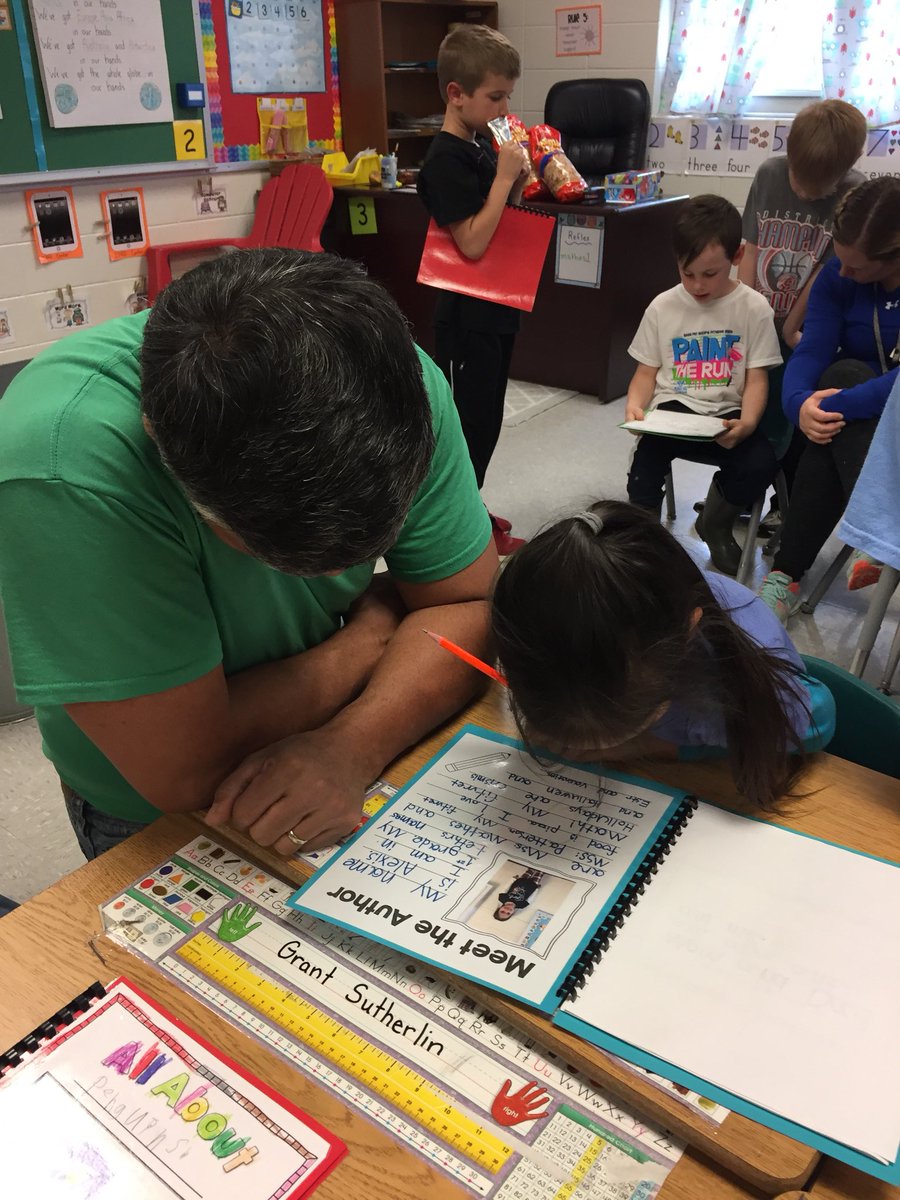 JessicaMathes3's tweet photo. Our first graders  worked so hard on an informative writing piece...a book that they created about an animal!  They were so excited to do the book preview for our surprise guests....which happened to be their parents!  #McBrideJourney  #McBrideMtnLions https://t.co/T7ofYyH8jf
