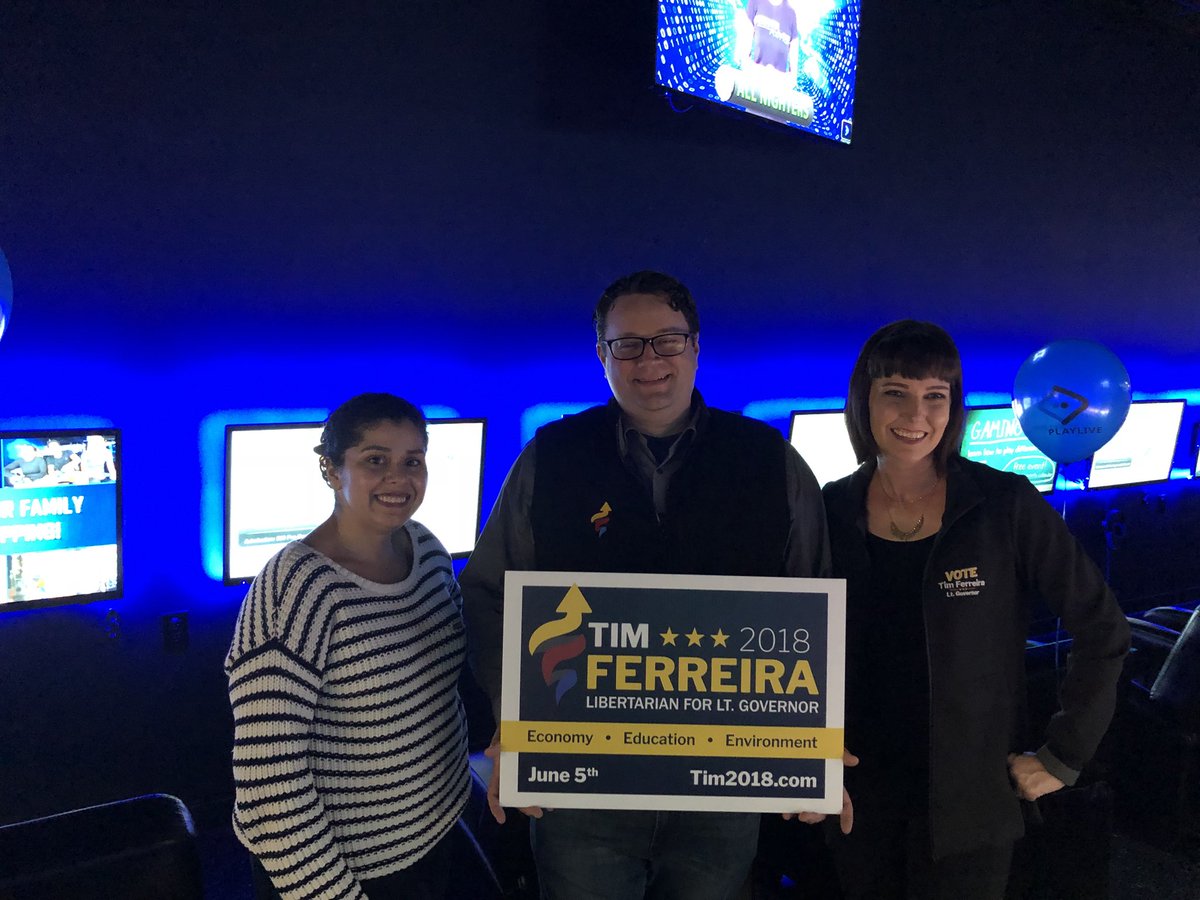 Tim2018Official's tweet image. That’s a wrap! Thanks, #Modesto and all of my supporters for a great night! Don’t forget to vote on June 5th! #Tim2018 #vote #libertarian