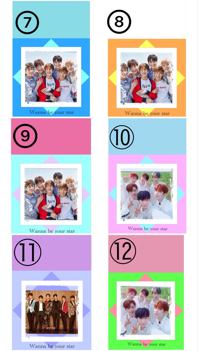 Astro_cha_kira's tweet photo. お待たせしました〜🙇‍♀️
★第5弾ASTROロック画面
今回はメンバー全員です😊

★RT、フォロー、欲しい番号リプ(①〜⑫)   ※(dmで送ります)
今回はお1人4つまでです！

RTしない方がいます😢配布条件なのでお願いします
#少しでもいいなと思ったらRTorいいね
#astro #ASTRO #第5弾ASTROロック画面 https://t.co/PzJWAVaq7V