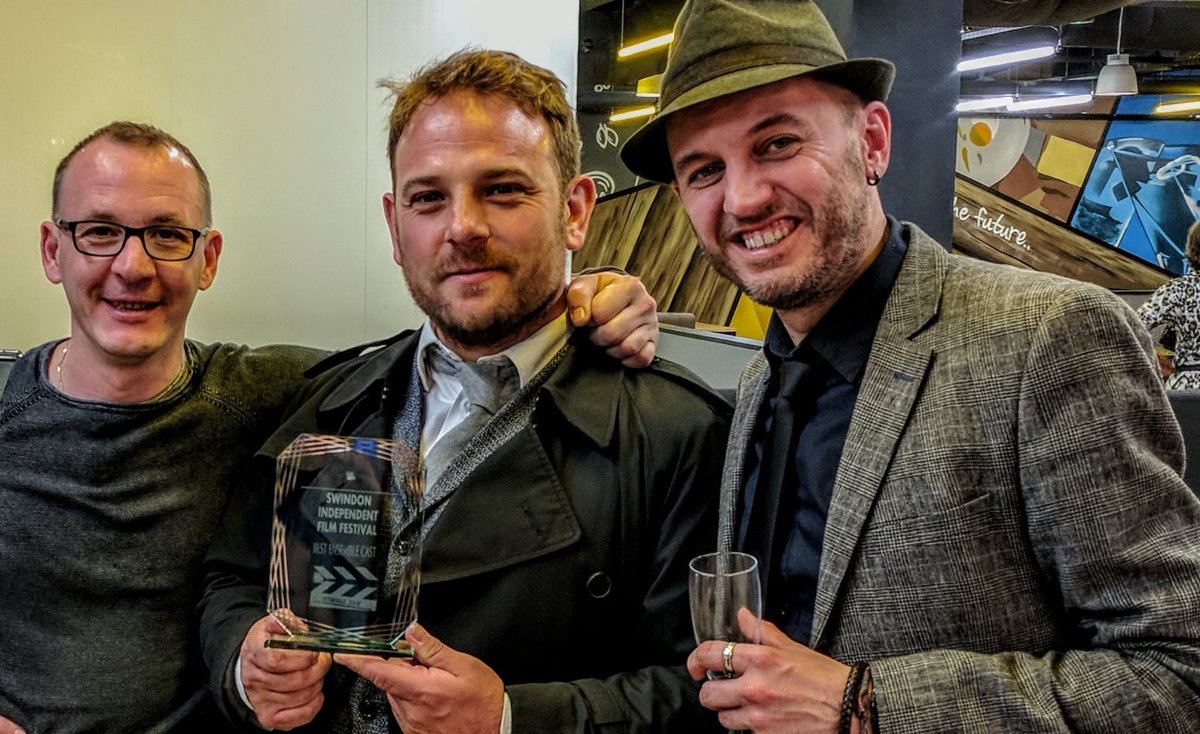 Well done ensemble. Best Ensemble at the Swindon Independent Film Festival. #winner #awards