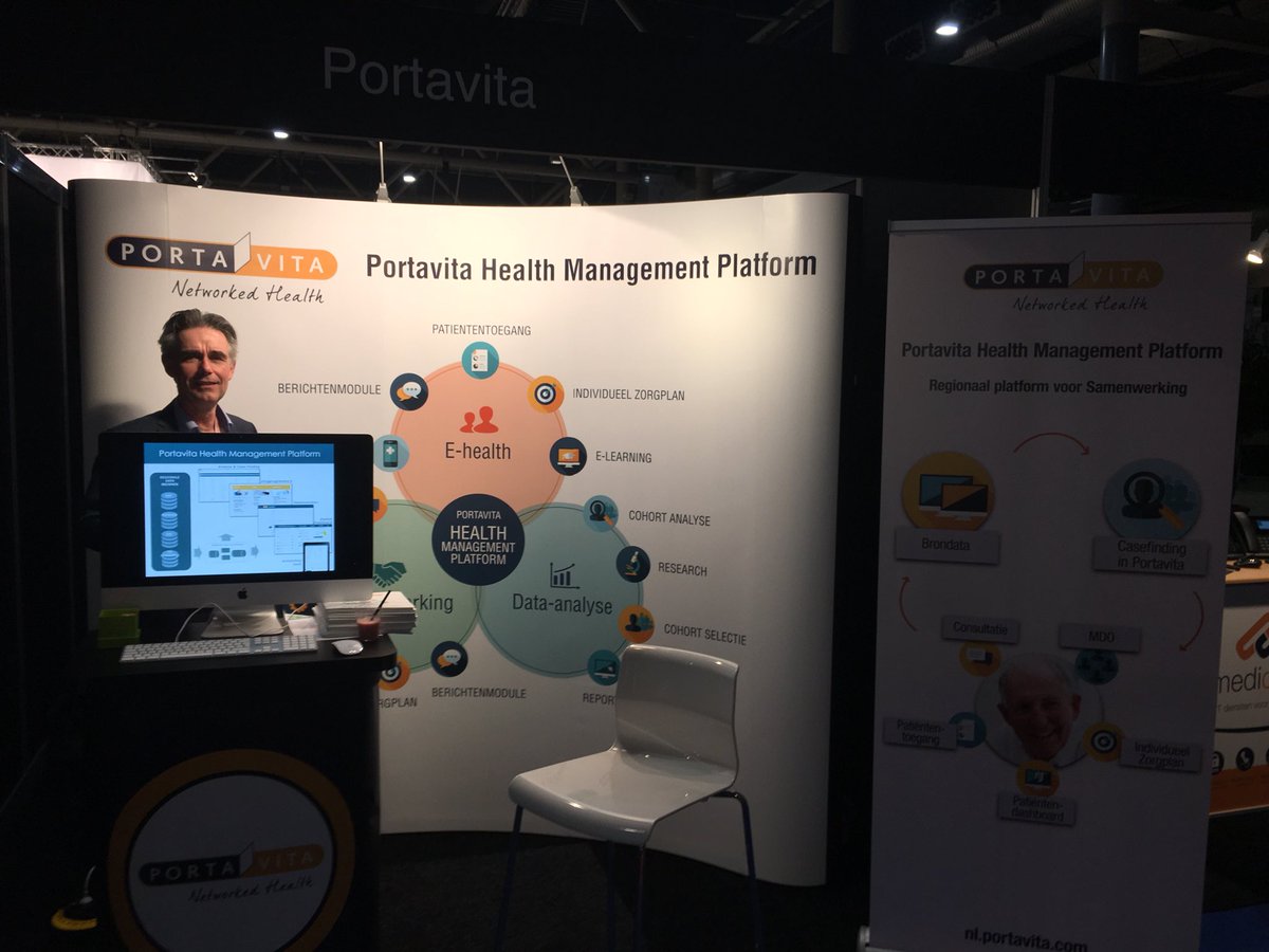 Portavita_NL's tweet image. Meer weten over Portavita tijdens de @Huisartsbeurs? Bezoek onze stand 08.B056 #healthmanagementplatform #casefinding #huisartsbeurs