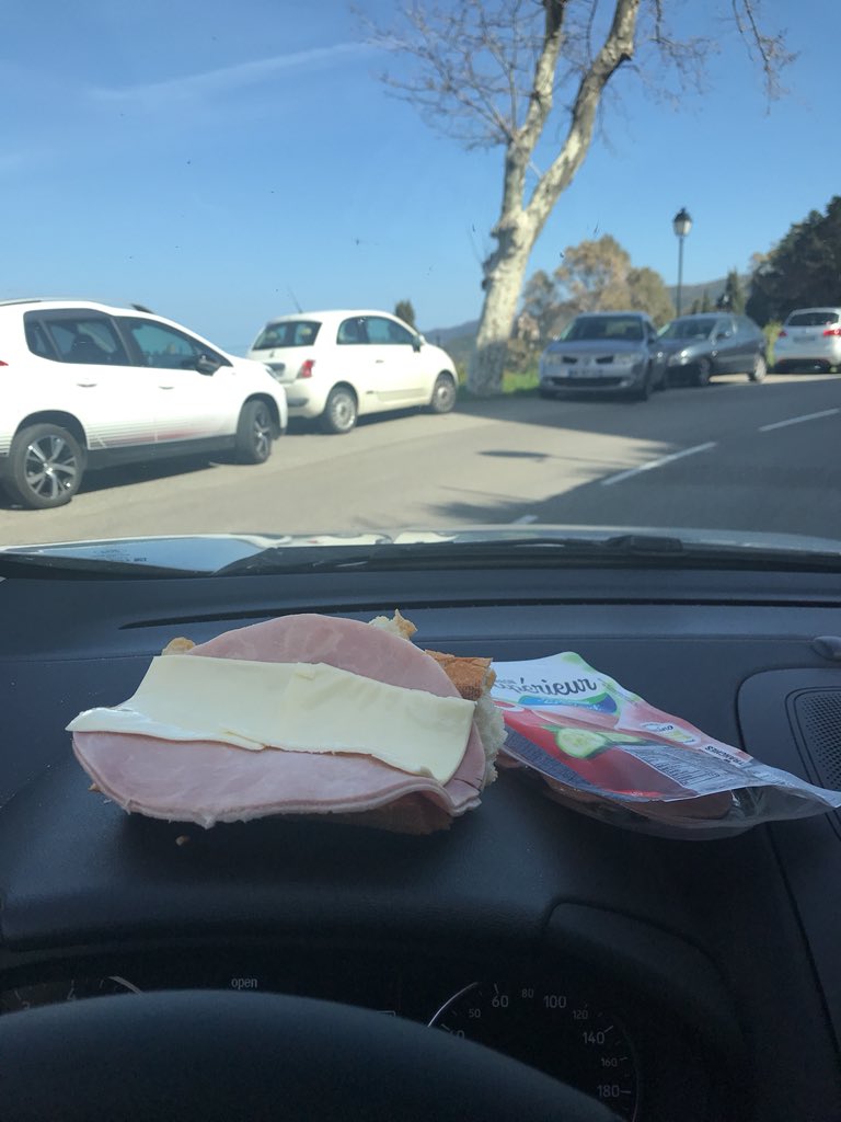 Krisse_Sohlberg's tweet photo. How was your grilled chicken? Thanks, I just had a baguette with some ham and cheese😎! #wrc #betweenstages #norestaurant #sparsaved https://t.co/azgBaDGkk6