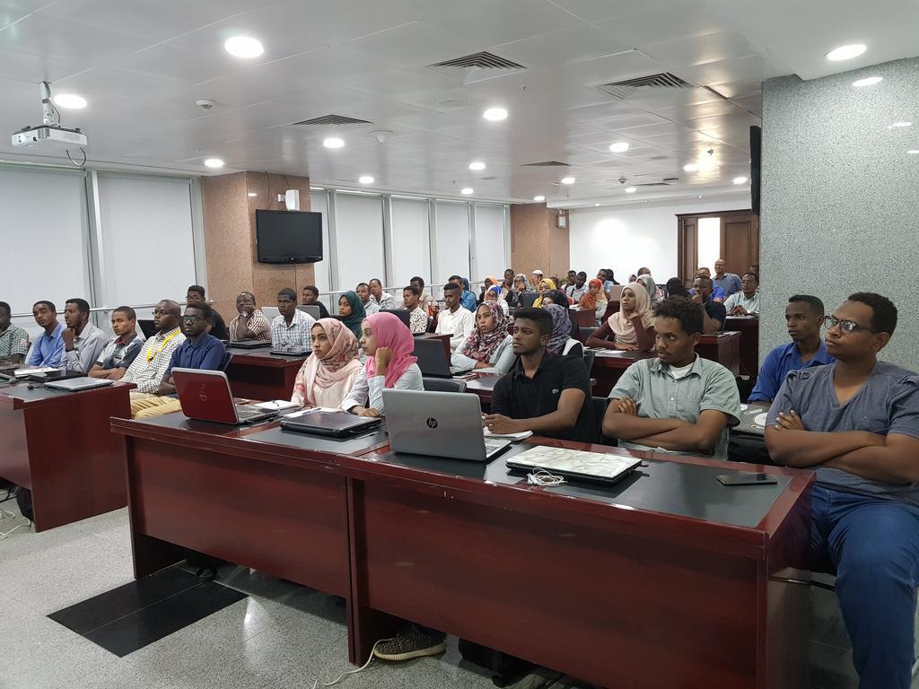 SudanNOG's tweet image. Our class is full 😊 
Our Participants are excited to know about #Linux 
#SdNOG_Workshops #Unix_Boot_Camp