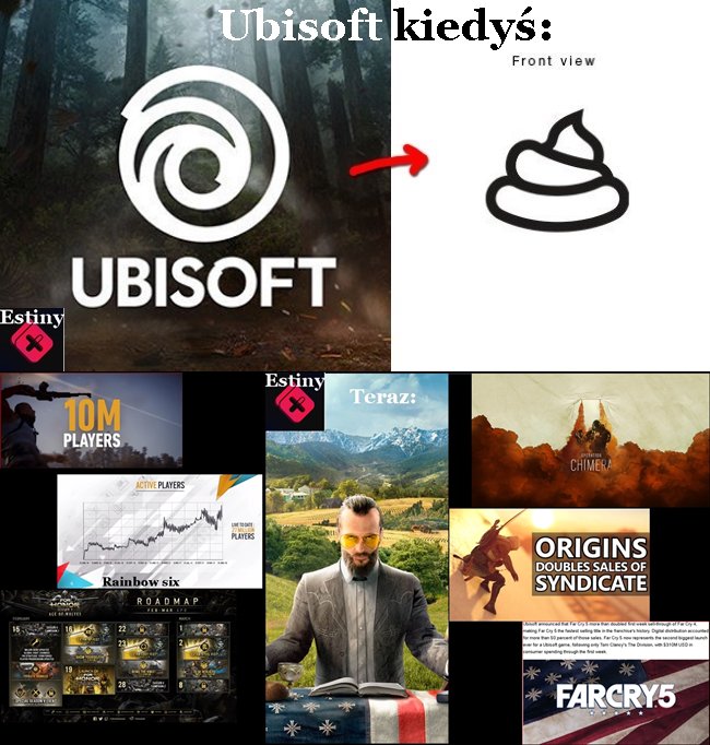 estinypro's tweet photo. Who would have thought that Ubisoft will take care of players and will stop making OP trailers. As for now For Honor and Rainbow Six have one of the largest database of players. We prepared for you a small screen showing how it was then and how it is now. https://t.co/GfxYm4452m