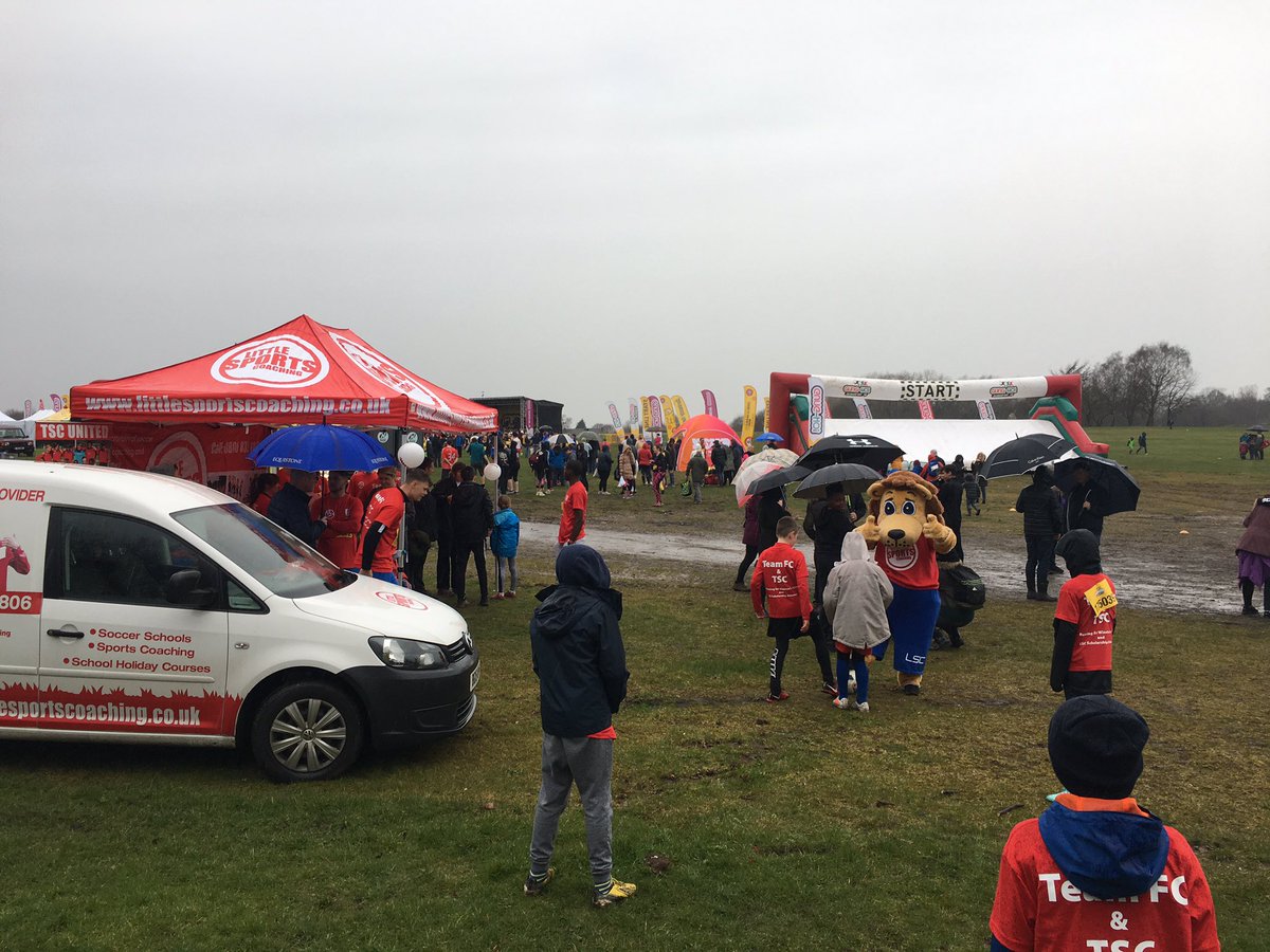 tscunited's tweet photo. Couldn't have picked a better day for a run! #teamfctsc running the @begungho!! ☔️ Running for @winstonswish 🏃 https://t.co/1Wsqj5ylhS