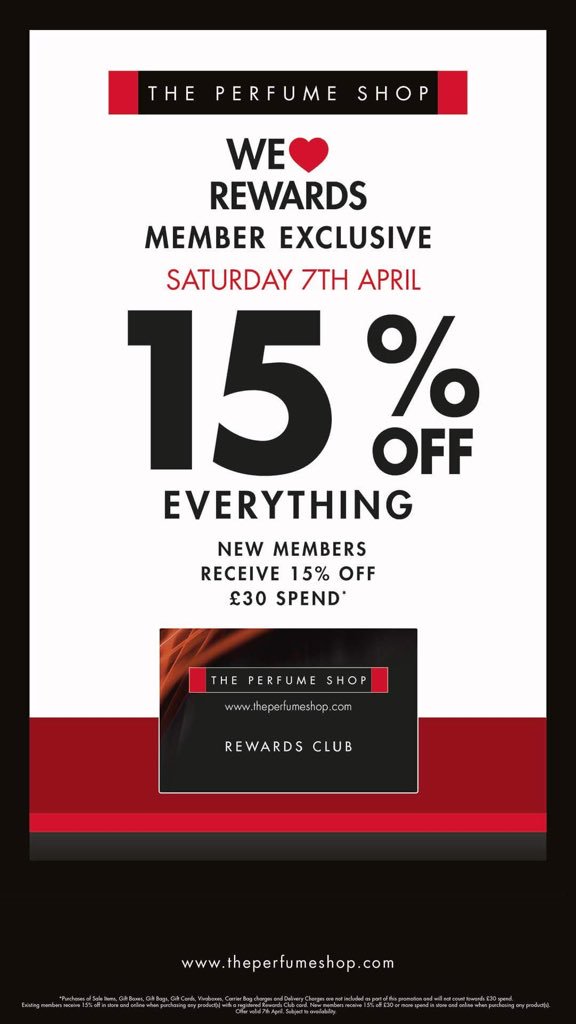 Epic loyalty card event on today <a href="/Ocean_Terminal/">Ocean Terminal</a>’s The Perfume Shop! One day only so don’t miss out!
#perfume #edinburgh #loyalty #offers