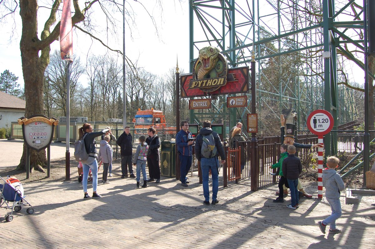 ramonheeren's tweet image. Foto’s van gisteren. @Efteling #Python2018