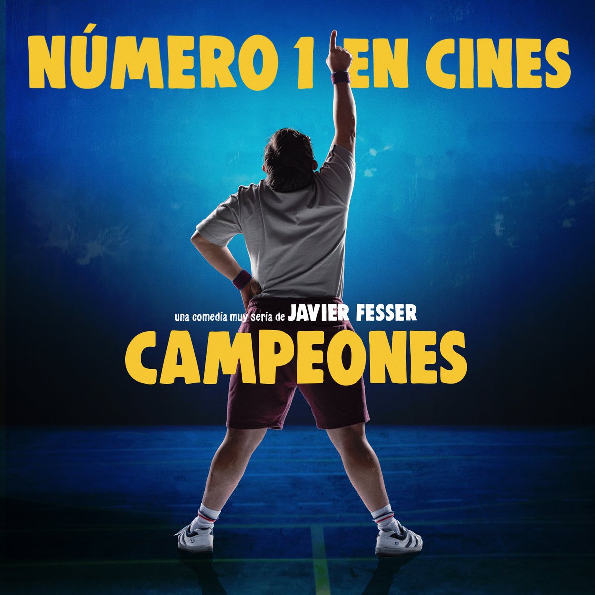 La película #Campeones ya es Nº 1 en Cines. Que nadie se la pierda. Hoy es un buen día para ir al cine a verla