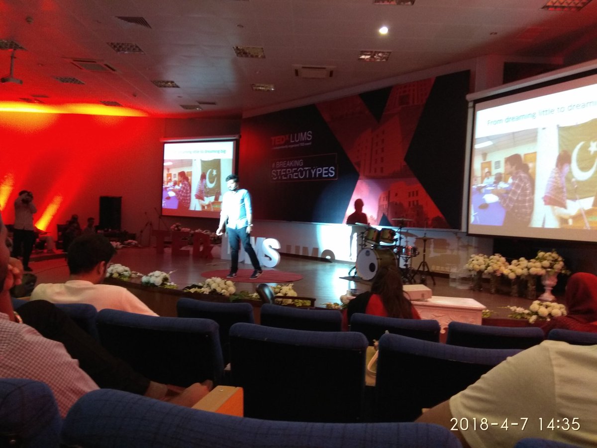 Catching_Sky's tweet image. Ruj Kumar... Another speaker and story of success indeed.. #TEDxlums