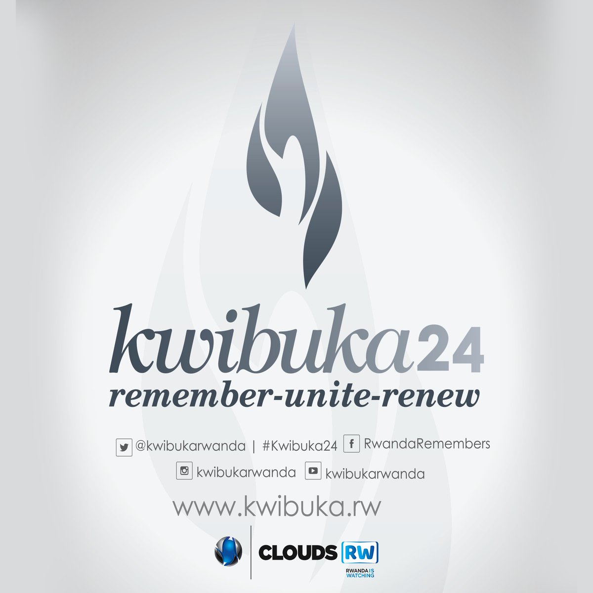 CloudsTV_rw's tweet photo. Remember, unite and renew #Kwibuka24 https://t.co/HpYmi7QHYy