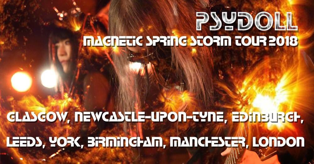 ucchiMadShark's tweet photo. PSYDOLL Magnetic Spring Storm Tour 2018 in UK
! from 30th March to 8th April 2018

30th March(Fri) GLASGOW
31st(Sat) NEW CASTLE-APON-TYNE
1st April(Sun) EDINBURGH
4th(Wed) LEEDS
5th(Thu) YORK
6th(Fri) MANCHESTER
7th(Sat) BIRMINGHAM
8th(Sun) LONDON

https://t.co/D9Wz7O0T4x https://t.co/bXu1CXX7zh