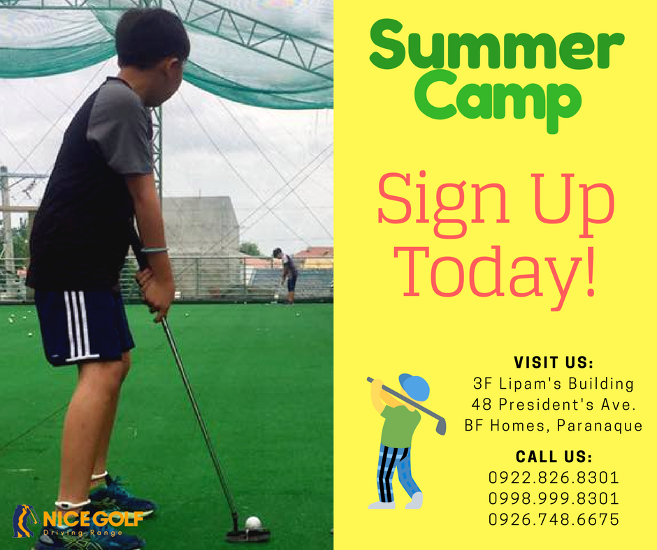 TeamNiceGolf's tweet photo. They not only learn a new sport. They also develop self-confidence, discipline while making new friends. Come visit us today and let your child enjoy 30 minutes of FREE golf trial with no obligations. #NICEGolf #DiscoverNICE #GolfSummerCamp https://t.co/6PSwt3TAEY