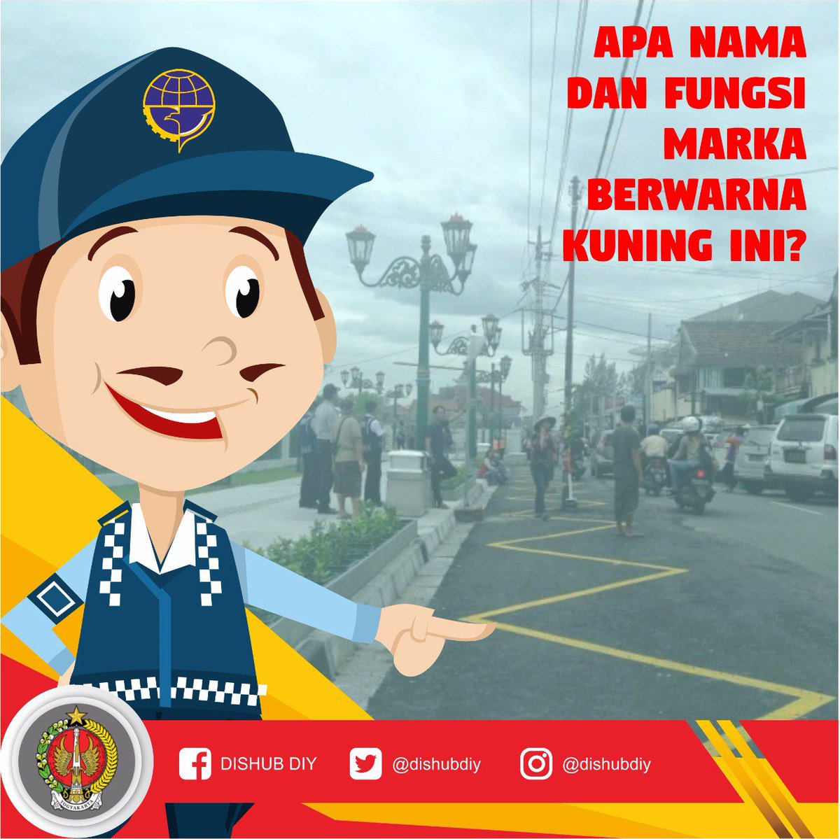 dishubdiy's tweet photo. KUIS TEBAK MARKA

Apa nama dan fungsi dari marka pada gambar di bawah ini?

Bagi anda yang bisa menjawab dengan benar akan mendapat bingkisan menarik dari DISHUB DIY 😁

Kuis ini hanya berlaku sampai tanggal 14 April 2018. Jangan sampai ketinggalan ya.. 😉 https://t.co/Xq3uqXV2vj