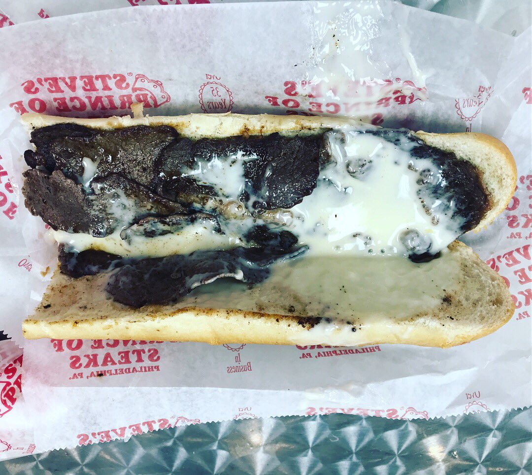 where2consume's tweet photo. Steve’s Prince Of Steaks  Pics: All Cheesesteaks are American Without Onion. #stevesprinceofsteaks #stevesprinceofsteaksphilly #princeofsteaks #goodcheesesteaks #Philly #Philadelphia #👌 https://t.co/qGa8BSWarh