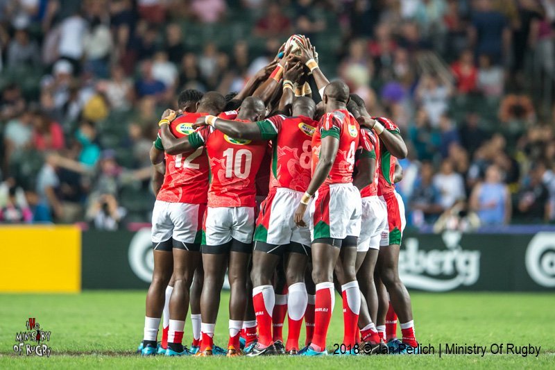 CKirubi's tweet photo. #WakandaForever Well done team Shujaa @KenyaSevens on your win against the Spain. #Shujaa bag the second win as they beat Spain 26 - 0 in the second #HK7s pool match. #Kenya7s https://t.co/qAAtbY0N8x