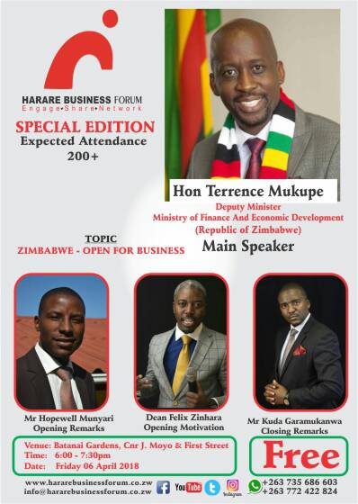 kudagara's tweet image. Last night @Harare Business Forum