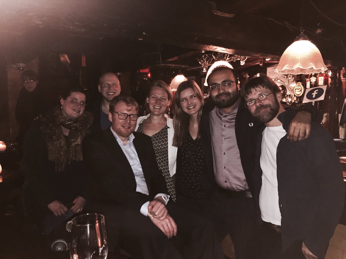 hmru_cph's tweet photo. Last night celebrating the 1st winner of the oral presentations by young researchers, Celina Schroeder from @HH_HRC, congratulations! Well deserved🏆✨ @ce_schroeder @arne_may #brain #pain #research #migraine #symposium #neurology #phdlife #copenhagen https://t.co/rvZLsDOggI