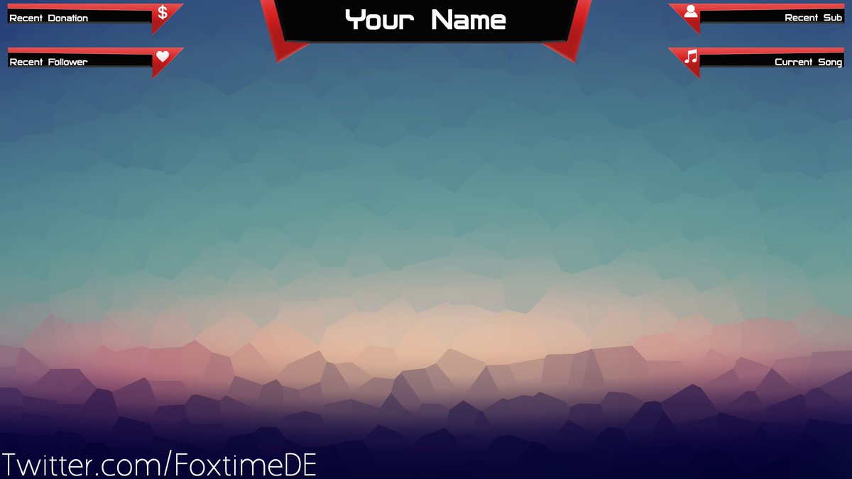 FoxtimeDE's tweet photo. My brand new overlay is ready. How do you like it? Maybe I will release it someday.
#Twitch #Overlay #Selfmade #Foxtime #FoxtimeDE #RedOverlay #Overlay2018 #release https://t.co/FkvisXbs2Y