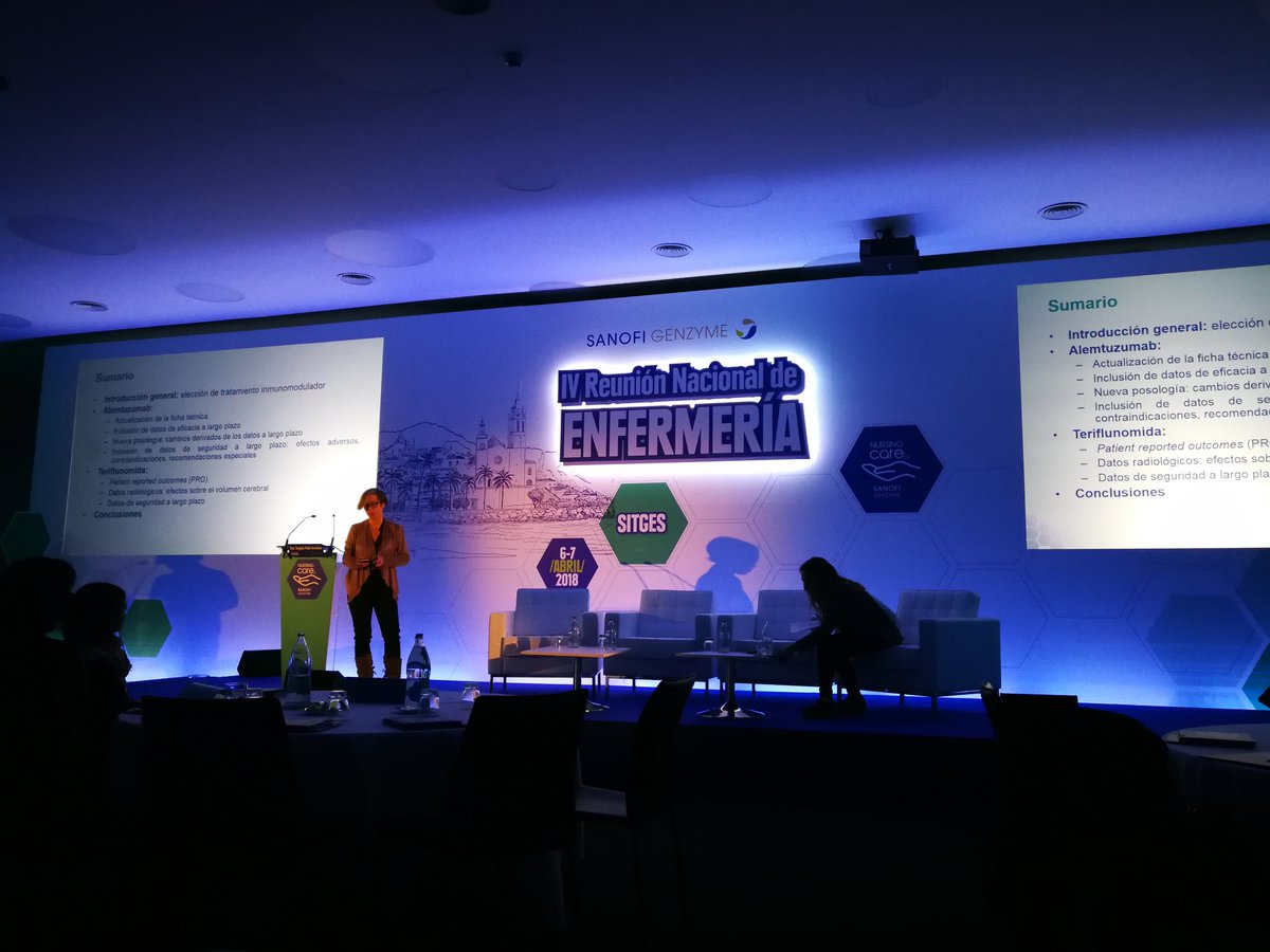 miguel_arag's tweet photo. Dra. Àngela Vidal-Jordana del @cemcat_em nos habla de las novedades en el manejo del paciente con #EsclerosisMúltiple tratado #NursingCare18 @EM_OnetoOne_ES @AnaDuroam @anaiegea @PilarHerraiz3 @carmensr7 @PicaMarta @RoblesMangel @Juditdi @Anallf19 @majilo66 https://t.co/IvVHeh3vuu