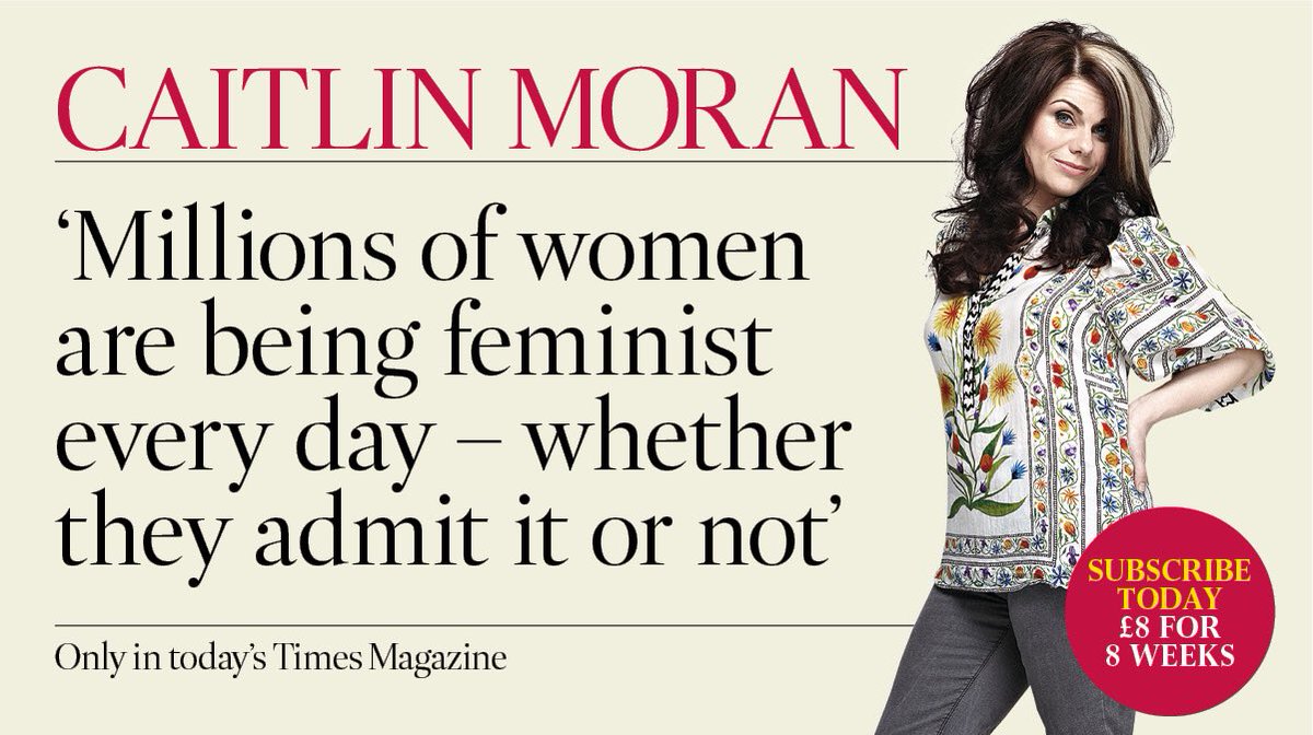 We’re all feminists really, says <a href="/CaitlinMoran/">Caitlin Moran</a> in today’s column thetimes.co.uk/article/caitli…