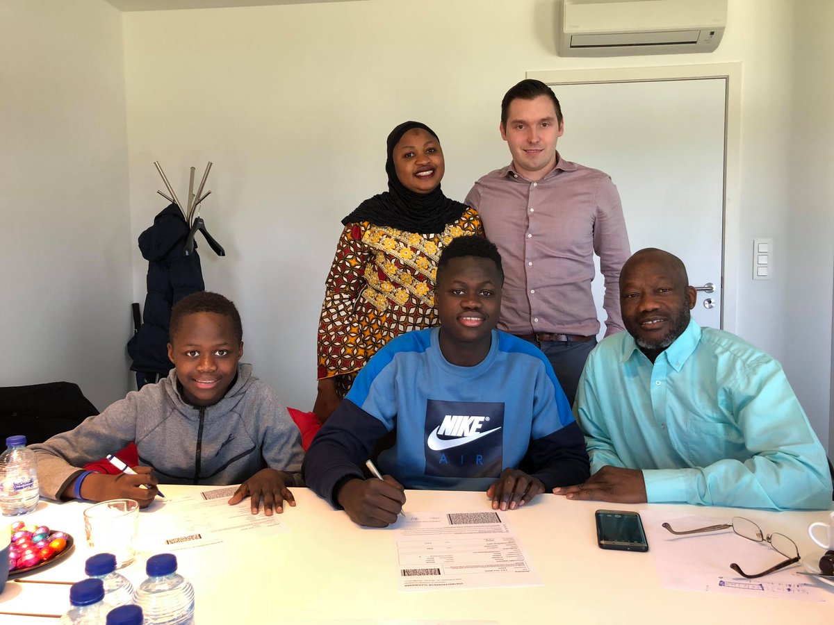 TheFootballFarm's tweet photo. Sekou Diawara and Mamadi Diawara signed for @KRCGenkofficial . Good luck, boys! #TeamTFF https://t.co/CCBCx5TVAa