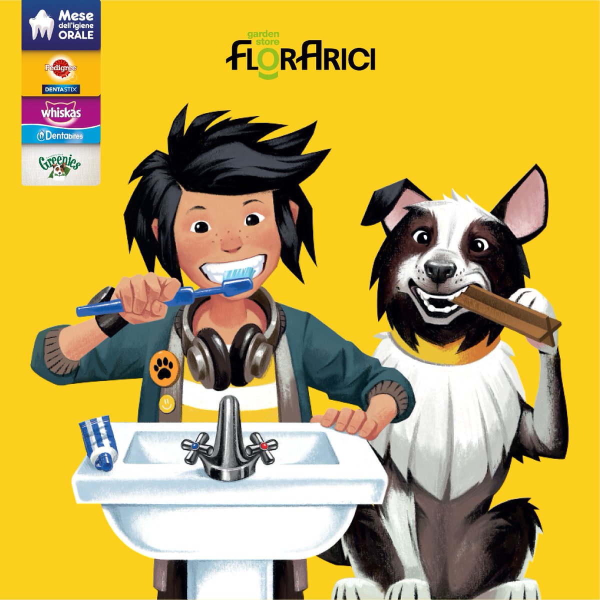 APRILE, mese dell'igiene orale! 
Oggi e domani, un veterinario sarà presente nel nostro garden store, per darvi preziosi consigli sull'igiene orale dei nostri amici a quattro zampe!