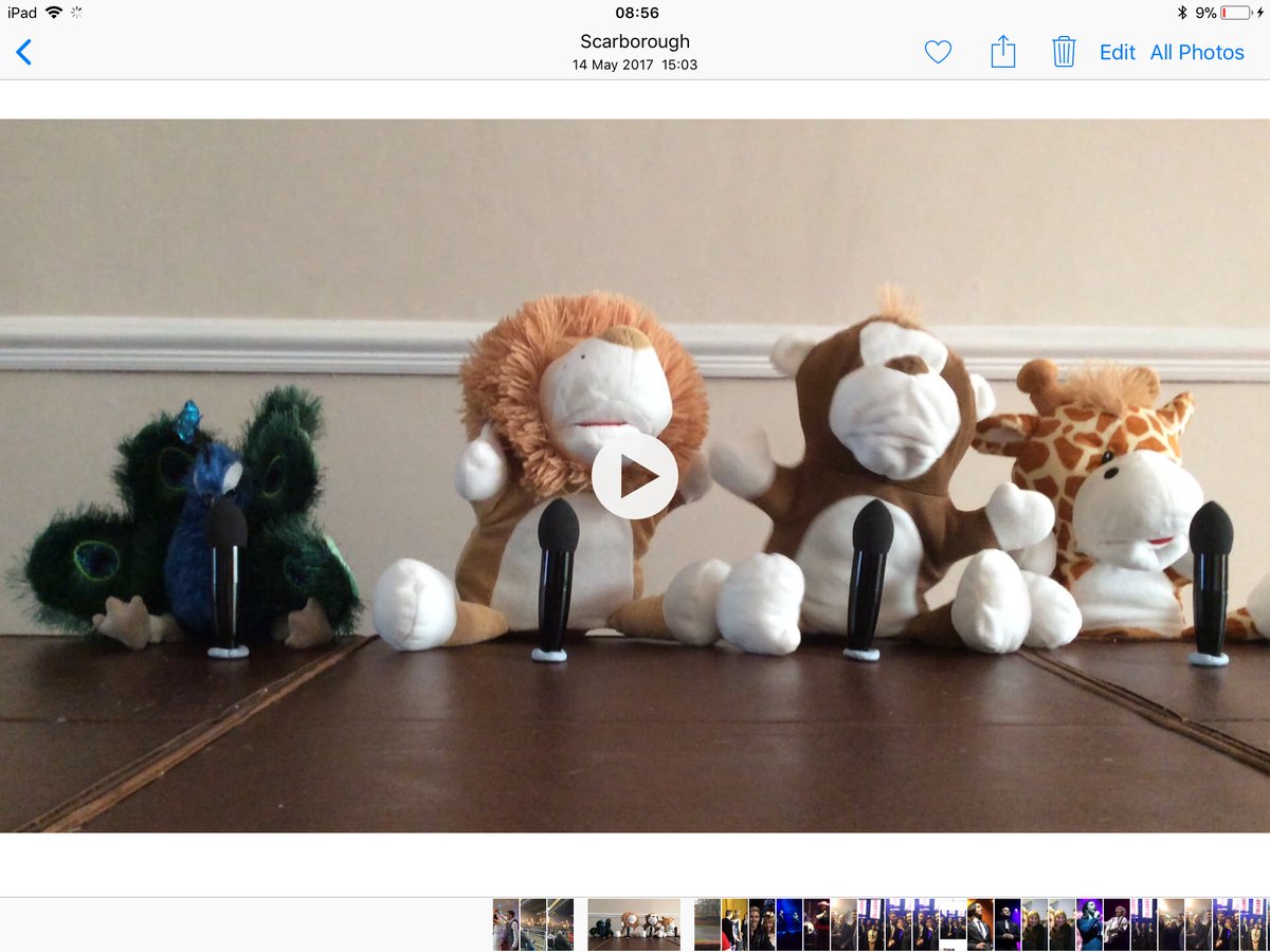 anne_longthorn's tweet photo. @jacquelinep @cape_kaz @Collabro @WhitwamDiane It was such fun shopping for props for that video, and making it. People in the pub when we had 1st rehearsal thought we were completely bonkers! We never dreamt that it would be used, let alone go on tour with the boys! #proudcollaborators #loveourboys https://t.co/IkxssoG4V5