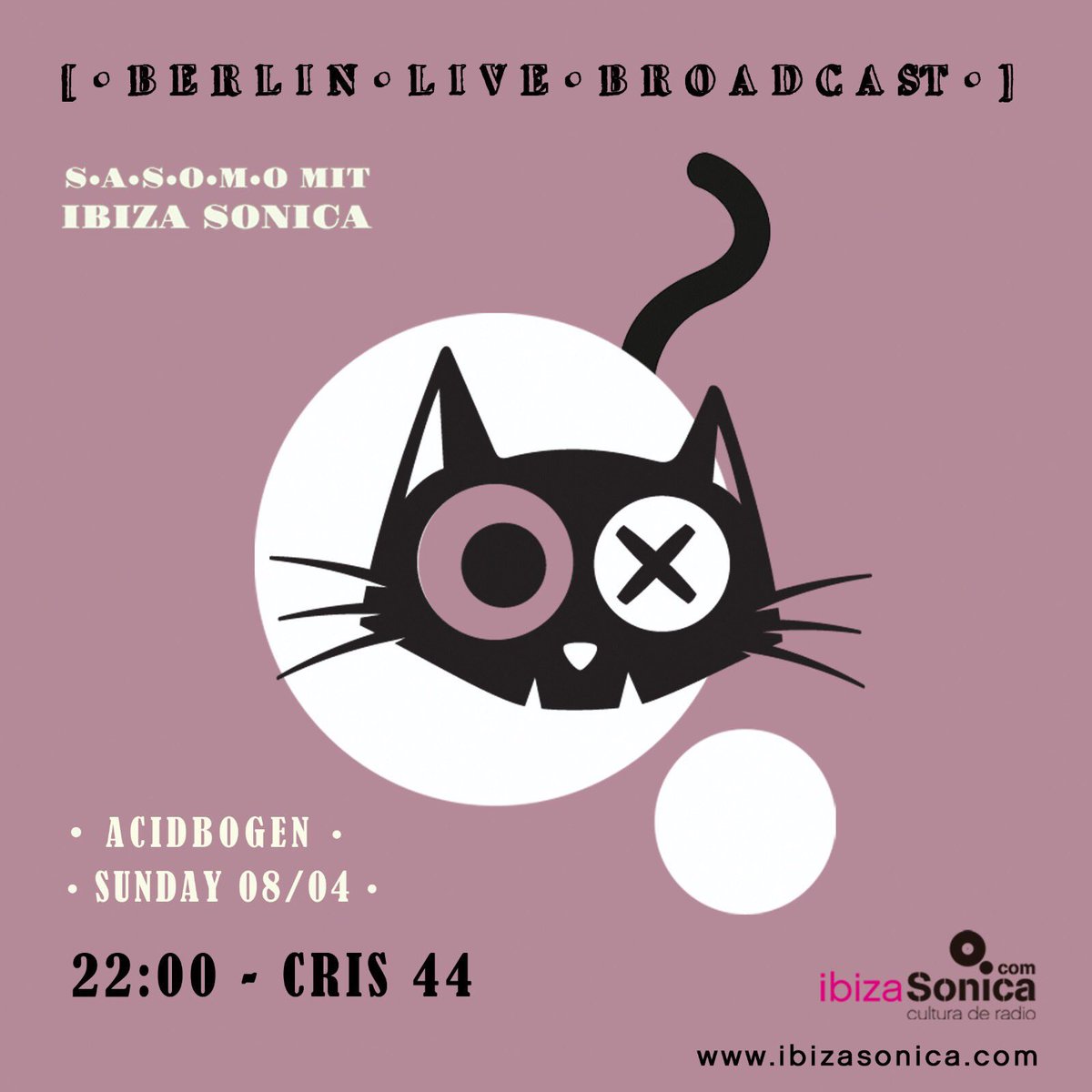 cris44dj's tweet photo. Berlín calling! KATER BLAU  8 April 220:00h @cris44dj #djset @ibizasonica https://t.co/btOkn9Hxf3