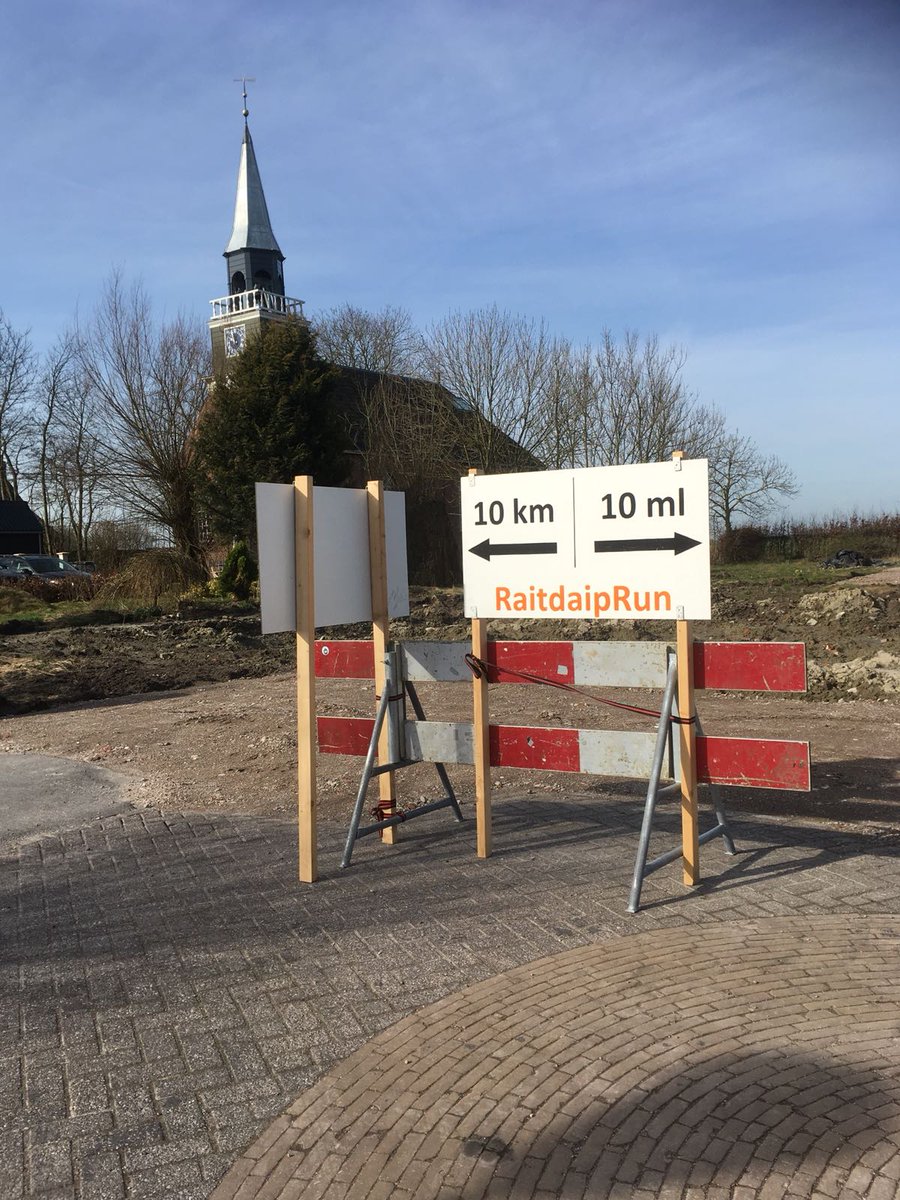 Raitdaiprunners's tweet photo. Het parcours ligt er mooi bij. Tot vanmiddag bij de #raitdaiprun in #sauwerd https://t.co/kSsDJXyJxc