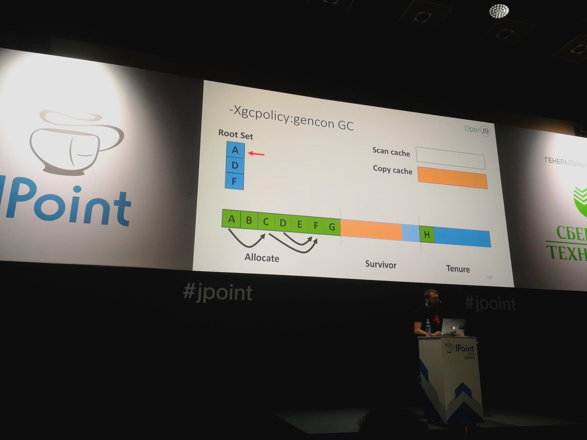 JohnWings's tweet image. @crgracie on GC algorithms at IBM&apos;s  #openj9 . #jpoint #jpoint2018