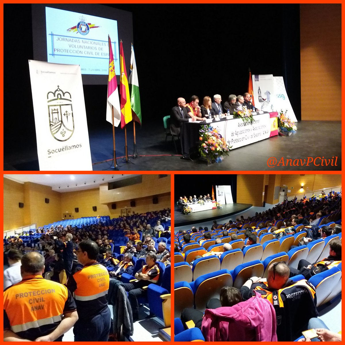 Arrancan las Jornadas Nacionales de Voluntarios de #ProteccionCivil #España en #Socuellamos #CiudadReal ..

<a href="/socuellamosayto/">@ayto.socuellamos</a> <a href="/interiorgob/">Ministerio del Interior</a> @DGobiernoCLM <a href="/gobjccm/">Gobierno de Castilla-La Mancha</a>
<a href="/ANEPPCE/">ANEPPCE</a> <a href="/InfoEmerg/">InfoEmergencias</a> <a href="/vostSPAIN/">VOSTspain</a>