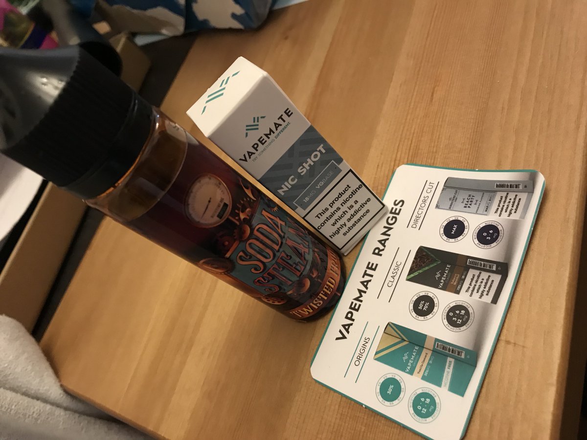 Loving the smell of this and can’t wait to load it up for a Twisted Fruit blast! Super
Quick delivery too! Thank you again #vapemate 

#smokmag #subohmlife #shortfills